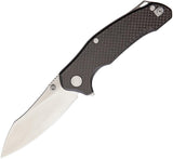 Bastion BRAZA Linerlock Titanium & Carbon Fiber Handle Stainless Knife