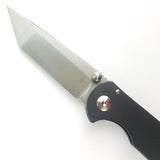 Toor Knives Chasm T Pocket Knife Framelock Black Titanium Folding CPM-154 4018