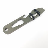 Toor Knives Spanish Moss 1075 Pry Bar Bottle Opener Keychain Multi-Tool 7085