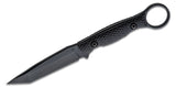 Toor Knives Serpent Shadow Black 8.25" CPM3V Fixed Blade Knife 7146