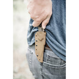 TOPS C.A.T. 200 S-Series Fixed Blade Knife Red & Black G10 1095 w/ Sheath 200S05