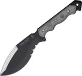 TOPS 13.5" CUMA Tak RI 2 Tactical Kukri Fixed Blade Black Handle Knife CUMATK02