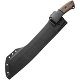 TOPS El Chete Midnight Bronze Green Micarta 1095 Fixed Blade Knife w/ Belt Clip ELCH03