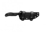 TOPS Silent Hero 4 Black Canvas Micarta 1095 Fixed Blade Knife + Kydex 0401