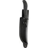 TOPS Silent Hero Black Micarta 1095 Camo Fixed Blade Knife w/ Sheath HERO04C