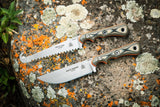 TOPS Muley Skinner & Saw Combo Fixed Blade Knife w/ Kydex Sheath MCMB02