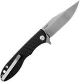 TOPS MSF-B Linerlock Black G10 Folding Elmax Clip Point Pocket Knife MSFB01
