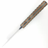 TOPS Sheep Creek Fixed Blade Knife Tan & Green Micarta 154CM w/ Sheath SPCK01
