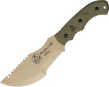 TOPS Knives Tom Brown Tracker Fixed Coyote Tan 1095 Knife TBT01TAN