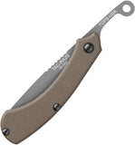 TOPS Tac-Raze Green Canvas Micarta Folding 1095HC Pocket Knife TRAZ05