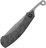 TOPS Tac-Raze Black Smooth G10 Folding 1095HC Steel Pocket Knife TRAZ06