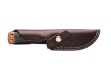 TOPS Woodcraft Midnight Bronze Black & Tan Micarta 1095 Fixed Blade Knife WC01