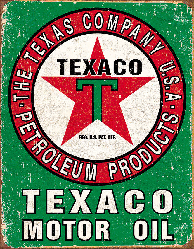 New Texaco Motor Oil The Texas Company USA Collectible Vintage