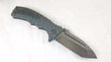 Proelia Linerlock Green & Black g10 Folding d2 Knife 010gnbk