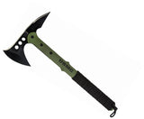 United Cutlery M48 USMC Tactical Tomahawk Fixed Black Ax Head Green Handle Axe 3094