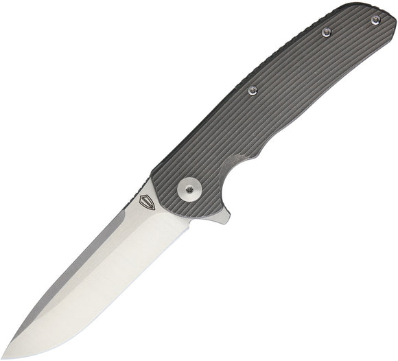 Ultimate Defense Knives Titanium Pioneer Framelock CTS-204P Folding Knife 06