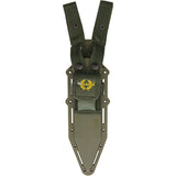 USGladius Legion Xiv Elite Fixed Blade Knife Green TPR 8Cr13MoV w/ Sheath 03