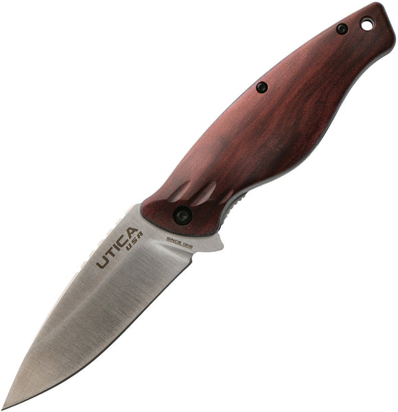 Utica Mountain Timber III Linerlock ABS Folding 8Cr13MoV Pocket Knife 911011CP