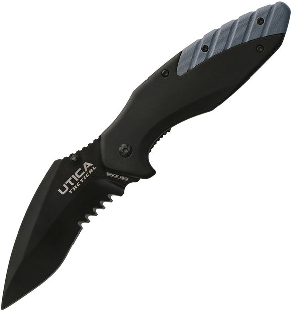 Utica Dark Sky I Linerlock Aluminum Folding 8Cr13MoV Pocket Knife 911219CP