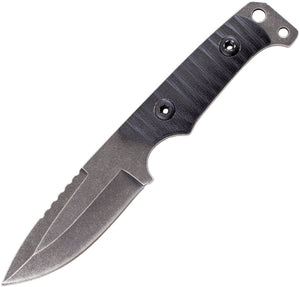 UZI Shomer 9" Black G10 Fixed Blade Knife w/ Sheath KFXB009