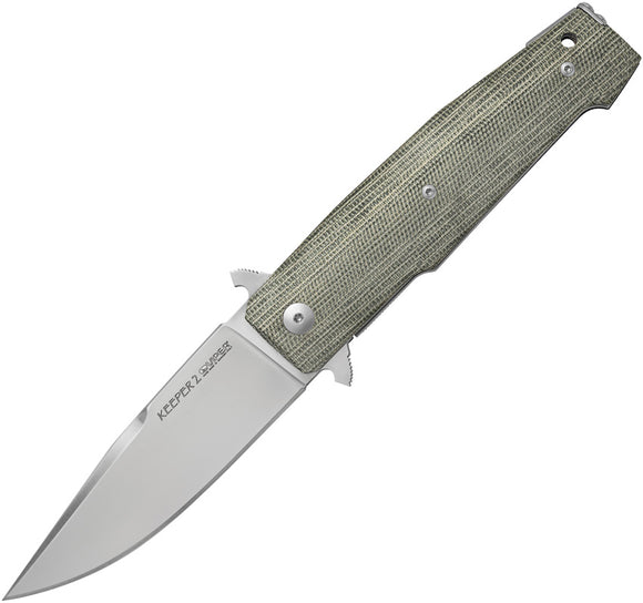 Viper Keeper 2 ASLS Linerlock Green Micarta Folding Elmax Pocket Knife 6000CG