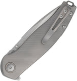 Viper Vale Linerlock Sandblasted Titanium Folding CPM-MagnaCut Pocket Knife 6006TI