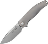 Viper Vale Linerlock Sandblasted Titanium Folding CPM-MagnaCut Pocket Knife 6006TI