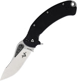 V NIVES ADAPPT Framelock Black G10 & Titanium Folding CPM-S30V Knife V24TIGPBK