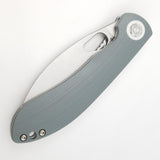 Vosteed Nightshade TH Linerlock Grey G10 Folding 154CM Pocket Knife 009