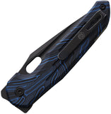 Vosteed Thunderbird Trek Lock Blue & Black G10 Folding M390 Pocket Knife A0306