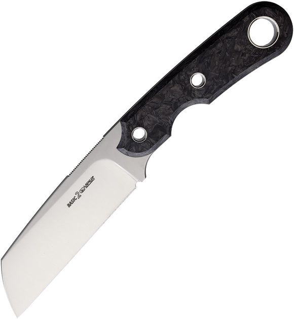 Viper Basic 2 Carbon Fiber CPM-MagnaCut Sheepsfoot Fixed Blade Knife 4030FCM