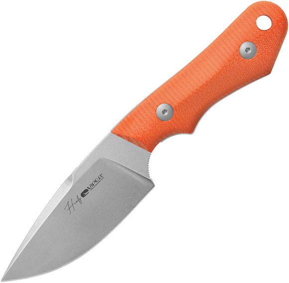 Viper Handy Orange Smooth G10 MagnaCut Steel Fixed Blade Knife 4040GO