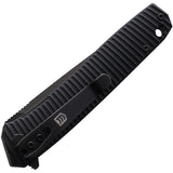 3V Gear We The People React Linerlock Black G10 Folding Pocket Knife GBBCPPLE