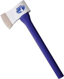 World Axe Throwing League The Kill Shot Blue 1045 Carbon Steel Throwing Axe w/ Sheath L012