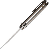 We Knife Mini Malice Pocket Knife Bronze Titanium Folding CPM-20CV Blade 054BL4
