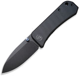 We Knife Banter Linerlock Black G10 Folding S35VN Spear Pt Pocket Knife 2004B