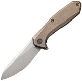 We Knife Mote Framelock Bronze S35Vn Folding Knife 2005a