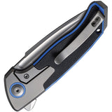 We Knife Press Check Pocket Knife Framelock Titanium & G10 Folding Tanto 20078A2