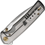 We Knife Subjugator Carbon Fiber + Titanium Framelock Folding Knife   OPEN BOX