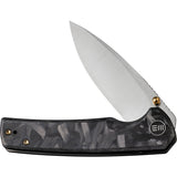 We Knife Subjugator Carbon Fiber + Titanium Framelock Folding Knife   OPEN BOX