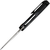 We Knife StarHawk Pocket Knife Framelock Black Titanium Folding CPM-20CV 210173
