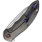 We Knife Makani Framelock Titanium & Aluminum Foil Folding 20CV Knife 21048B2