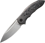 We Knife Makani Framelock Titanium & Aluminum Foil Folding 20CV Knife 21048B2