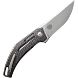 We Knife Speedliner Linerlock Titanium & Carbon Fiber Folding 20CV Knife 22045B1