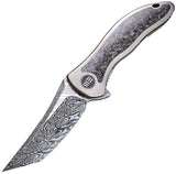 We Knife Co Ltd Synergy 2 Framelock Carbon Fiber/Titanium Folding Knife 912CFDS2