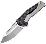 We Knife Co Ltd Sugga Framelock Titanium/Carbon Fiber Folding S35VN Knife 915A