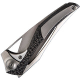 We Knife Co Ltd Etern A Integral Lock Titanium/Carbon Fiber Folding Knife 918A