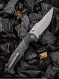 We Knife Co Ltd Blocao Lockback Titanium/CF Folding CPM S35VN Knife 920B