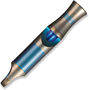 We Knife Titanium 2.13" Blue Whistle A05BP
