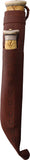 Wood Jewel Big Double Curly Birch Carbon Steel Fixed Blade Knife 2pc Set 23LL